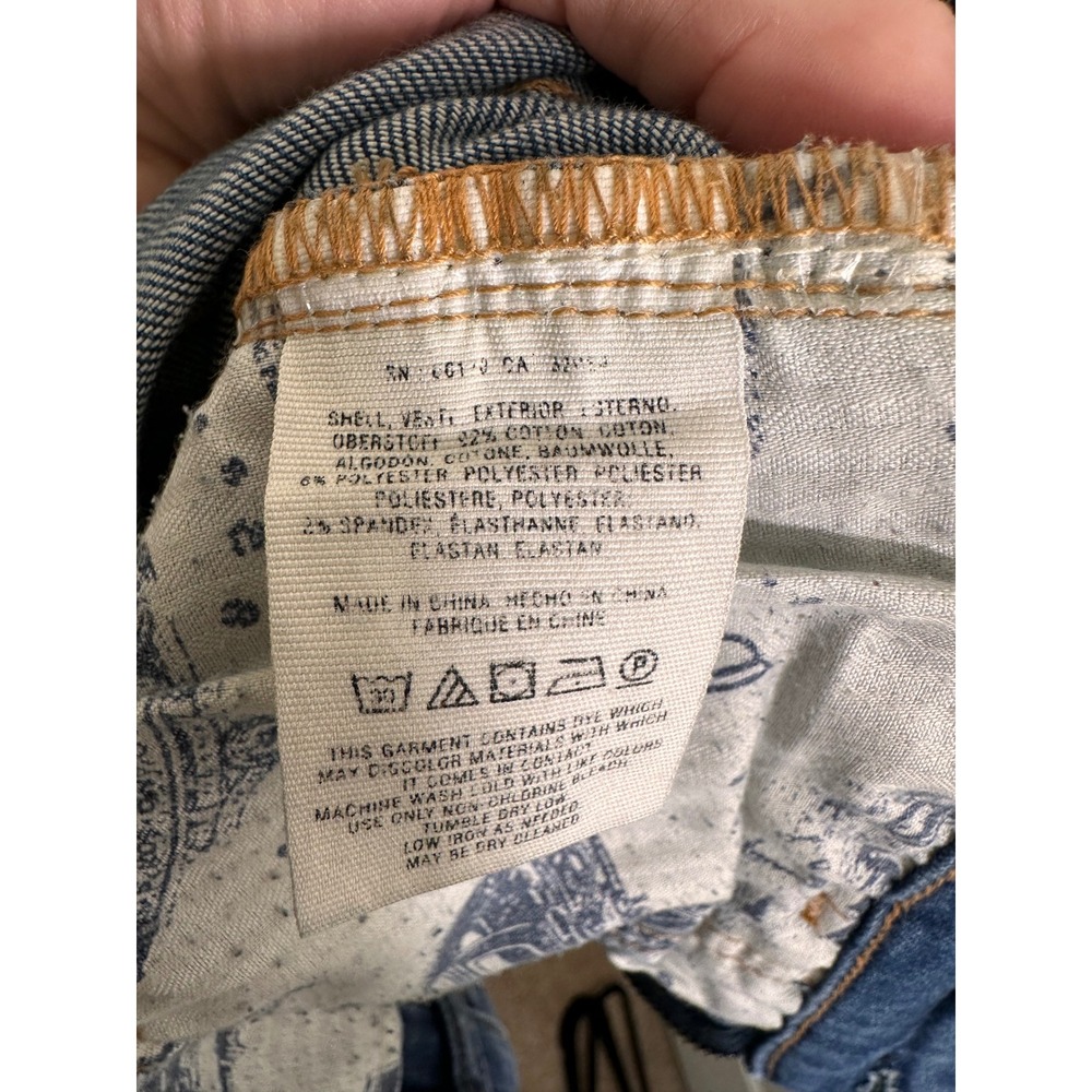 Pilcro and the Letterpress Parallel Straight Leg Jeans Medium Wash Blue Size 29 - Picture 4 of 4